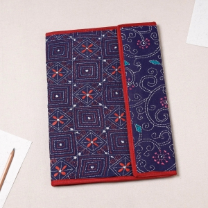 Bengal Kantha Work Handcrafted File Folder