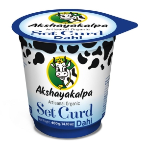 Akshayakalpa Akshayakalpa-Artisanal Organic Set Curd, 400g