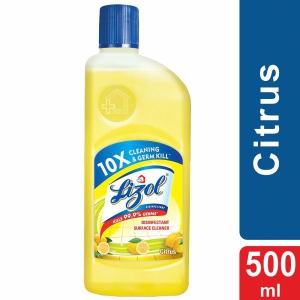 Lizol Disinfectant Surface Cleaner Citrus Flavour 500ML