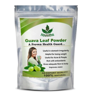 Havintha Natural Guava Leaf Powder | Dried Amrood Patti Powder | 100% Natural & Organic - 227gm