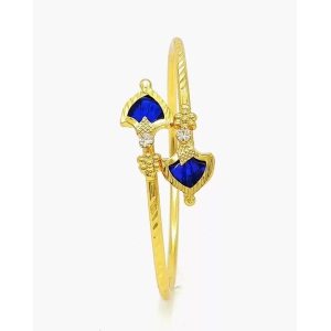 Adjustable Blue Palakka Bangle-2.4