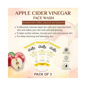 Globus Naturals Apple Cider Vinegar Deep Clean Face Wash 100 mL Pack of 3