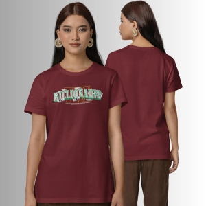 Billionaire T-Shirt-Maroon / M-36