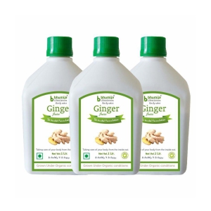 BHUMIJA LIFESCIENCES Ginger Juice   Health Drink Liquid 3 l Pack of 3