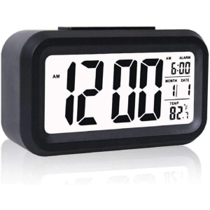 Digital Table Clock with Alarm and Night Sensor