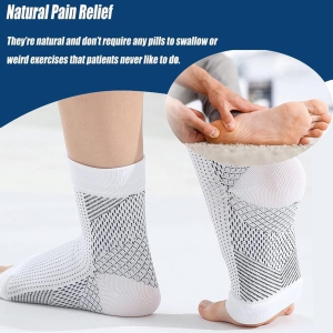 Neuropathy Socks for Women and Men for Relief Swollen Feet and Ankles-Free Size