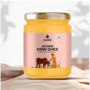 auric-a2-desi-cow-ghee-500-ml-pure-brijwasi-ghee-bilona-curd-churned-lab-tested-perfect-aroma-danedar-ghee-grass-fed-stress-free-cattle-glass-jar-33-off