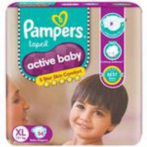 Pampers Active Baby Diapers Xl 56 Pcs