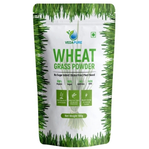 Vedapur Naturals Organic & Natural Wheatgrass Powder For Immunity & Energy - 100gm