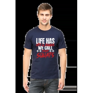 Barbell Life: We Call Them Squats-Navy Blue / M