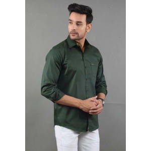 mens-plane-casual-shirts-green-color