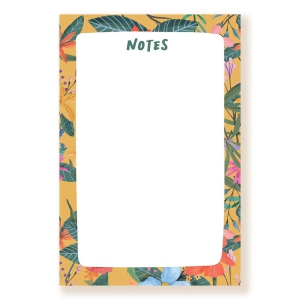 Garden Party Medium Notepad (Yellow)