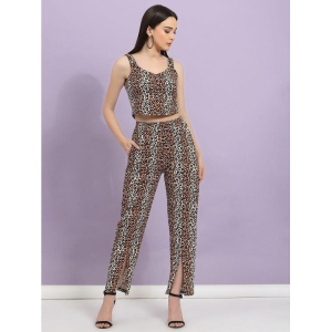 Rigo Women Animal Print Co-ord - None