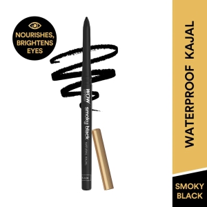 SMOKY BLACK 90% NATURAL KAJAL - Water Proof & Smudge Proof, Long Lasting - 0.35G