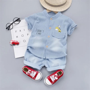 Boys Denim Overalls-Shallow / 18 to 24 Months