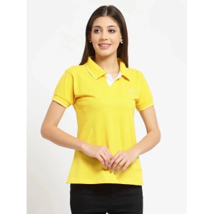 Uzarus - Yellow Cotton Blend Regular Fit Womens T-Shirt ( Pack of 1 ) - None