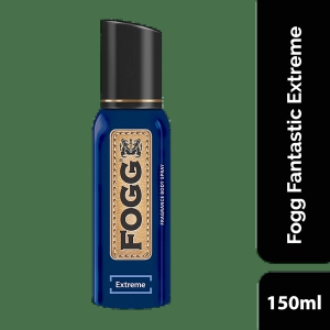 Fogg Extreme, No Gas Perfume Body Spray For Men, Long Lasting Deodorant, 150 Ml