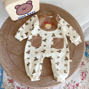 Naive Bear Romper-0 to 6 Months