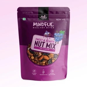 EAT Anytime Healthy Trail Mix with Nuts, Dry Fruits, Fig and Raisin, 200g