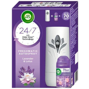 Airwick Freshmatic Automatic Air Freshener Kit Lavender And Lotus 250 Ml