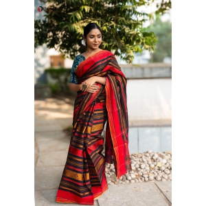 Radiant Rivers Cotton Saree