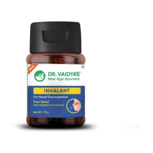 Dr. Vaidyas Inhalant|Ayurvedic Inhaler For Nasal Congestion|(10g Each) Pack Of 1