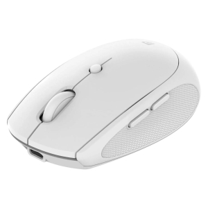 Portronics Toad III Wireless Mouse with Bluetooth & 2.4 GHz Dual Connectivity, Rechargeable, 6 Buttons, Adjustable DPI, Silicon Grip & Ergonomic Design for PC, Laptop, Mac-Portronics Toad III Wir