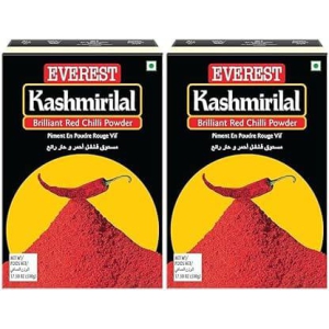 Everest Spices | Kashmirilal Brilliant Red Chilli Powder | 100 Gm Each | Pack of 2| 200 Gm Pack