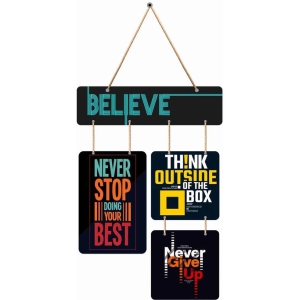 Saf motivational quotes Decorative Plate Multi - Pack of 1