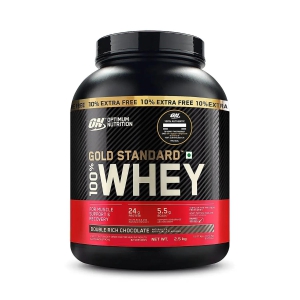 ON (Optimum Nutrition) Gold Standard 100% Whey Protein-5 Lb / Double Rich Chocolate