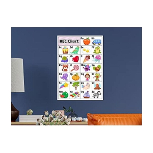 Photojaanic ABC Poster for kids learning Paper Wall Poster Without Frame