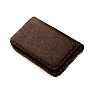 AmtiQ High Quality & Stylish Soft Brown Leather ATM/Visiting Card Holder