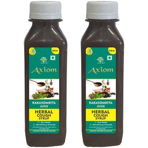 Axiom Kasomrita Herbal Cough Syrup 160ml Pack of 2 | Imuunity Booster | WHO-GLP,GMP,ISO Certified Product | No Added Colour | No Added Sugar