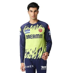 PBKS Practice Jersey (Full Sleeve) 2024-2XL / Neon Green / 100% POLYESTER