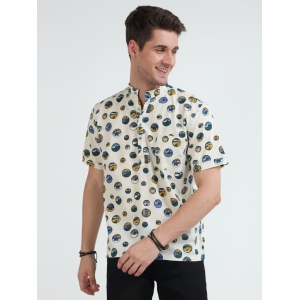 Circle Woods Printed Half Sleeves Kurta Shirt