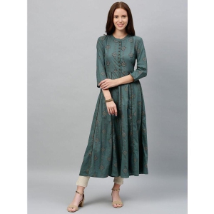 kipek-green-cotton-womens-anarkali-kurti-pack-of-1-none