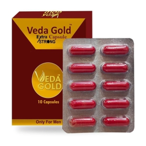 VEDA GOLD EXTRA STRONG CAPSULES FOR MEN / AYURVEDIC CAPSULES FOR MEN PROBLEM/STEMINA & BESTIAL POWER