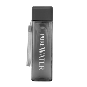 Pure Water Printed Water Bottle Set of 2-Black