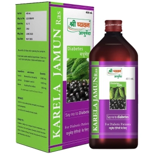 Shri Chyawan Ayurved Karela Jamun Ras Liquid 400 ml Pack Of 1