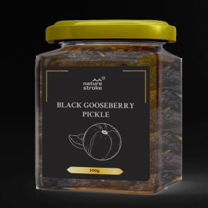 Nature Stroke Black Gooseberry Pickle 200 gm | Amla Pickle | Amla Achar | Gooseberry Pickle | Nellikai Pickle