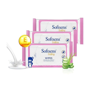 Softsens - Scented Wet wipes For Babies ( Pack of 2 )