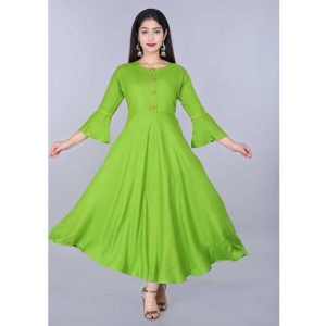 sipet-green-rayon-womens-anarkali-kurti-pack-of-1-none