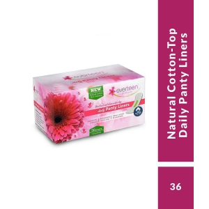 everteen Daily Panty Liners With Antibacterial Strip for Light Discharge & Leakage in Women - 1 Pack (36pcs)