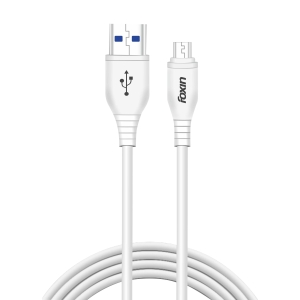 Foxin FDC-MU405 1.2 Meters Zinc Alloy Fabric Braided Micro USB Cable