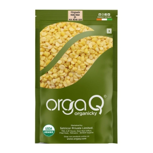 OrgaQ Organicky Organic Moong Dal Mogar Split