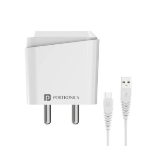 portronics-adapto-usb-fast-charging-adaptor-white