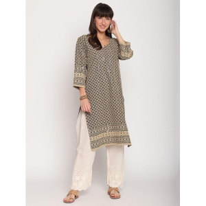 queenley-beige-cotton-womens-straight-kurti-pack-of-1-xl