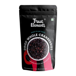 TRUE ELEMENTS DRIED WHOLE CRANBERRIES 30GM