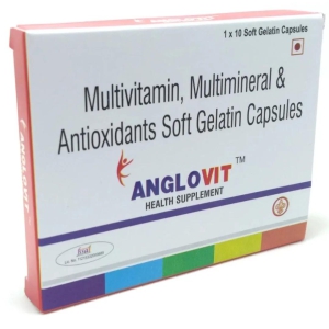 Anglovit Multivitamin, Multimineral & Antioxidant Soft Gelatin Capsules(60cap.)