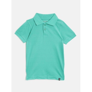 Proteens - Green Cotton Blend Boy's Polo T-Shirt ( Pack of 1 ) - None